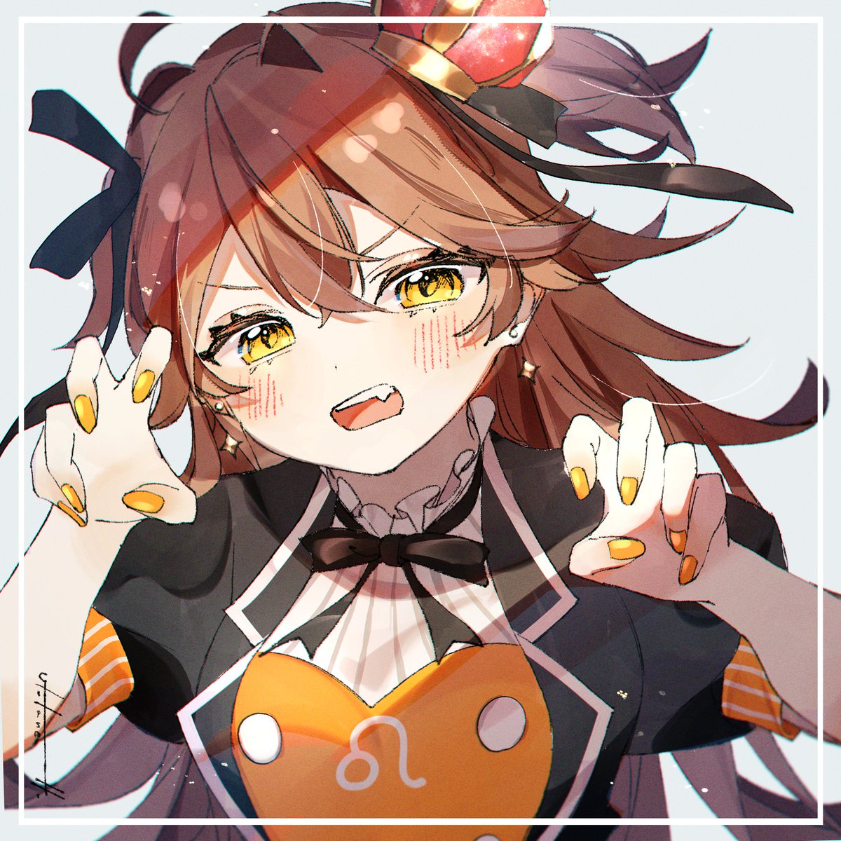 Utatanehiyori00's tweet photo. ライブおめでとうございます💥
（過去作ですが！）

＃獅子神レオナ5thLive
#レオナアート
＃獅子神レオナ
＃イラスト https://t.co/DMgF465lPH