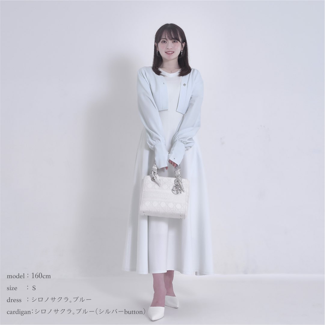 UVカットワンピース］着用写真はこちら☁️ 🩵ｼﾛﾉｻｸﾗ｡ アイスブルー