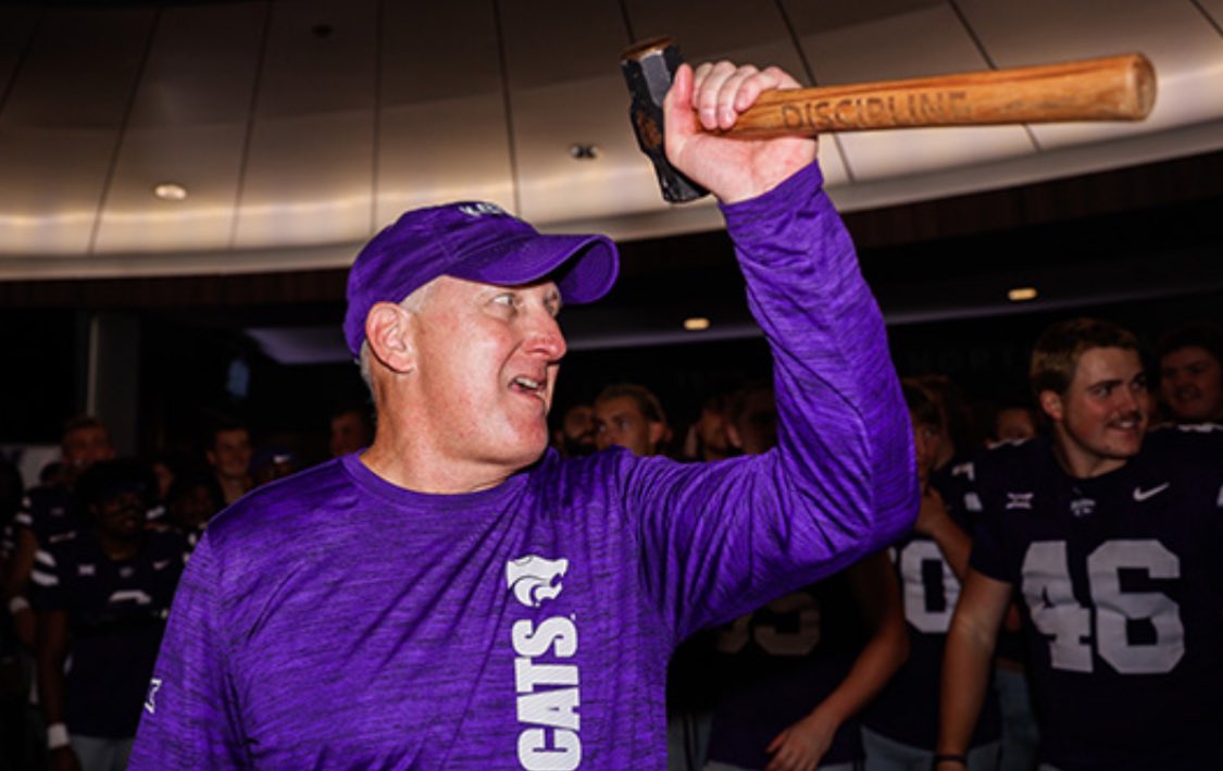 DScottFritchen's tweet image. “That was the loudest I’ve ever heard The Bill,” Chris Klieman said. “I knew they were going to be cranked up when I came in the parking lot. They were electric tonight, and they helped us win that football game. 

“I can’t thank our fans and our fan base enough.”