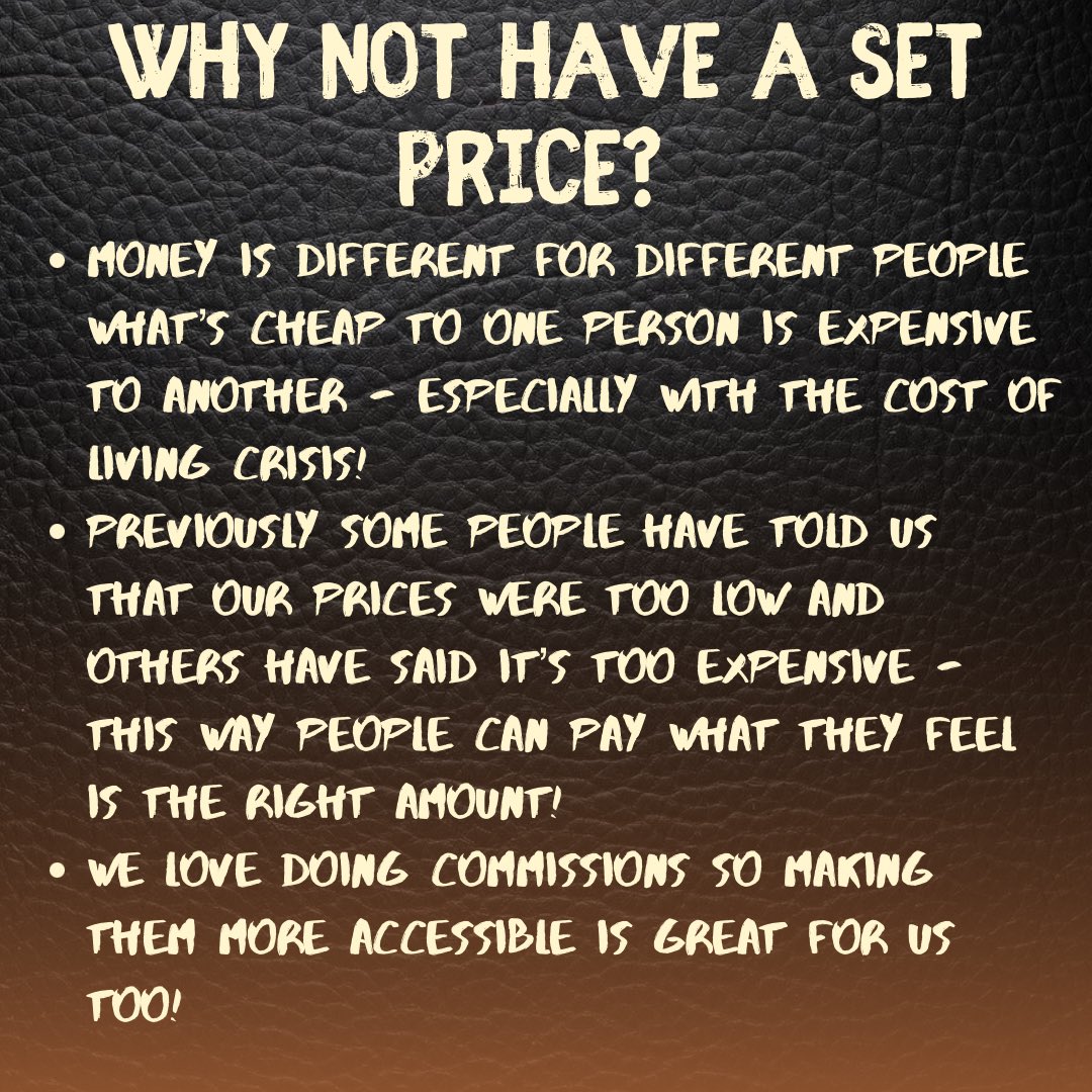 scleracentipede's tweet photo. PAY WHAT YOU FEEL COMMISSIONS OPEN!

Our commissions are open again! 

Fill in the form in our link to claim your spot 

https://t.co/ck5dVIMyh1

1/2

Pls rt+share 💕💕 https://t.co/c2FUGHdI7v