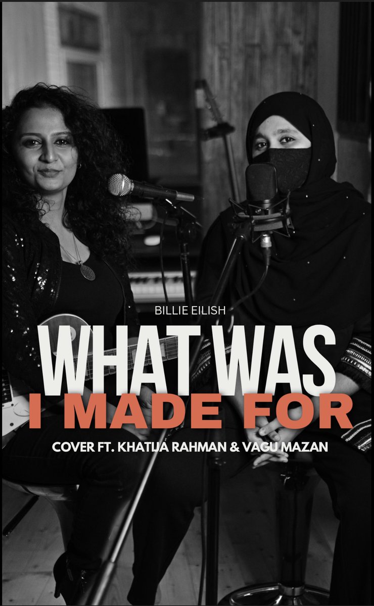 Khatija Rahman (@rahmankhatija) on Twitter photo youtu.be/dy3_umUITRc?si…
Happy to have worked with <a href="/Vagumazan/">Vagu Mazan</a> on “what was I made for” cover. Hope you enjoy it. youtu.be/dy3_umUITRc?si…
Happy to have worked with <a href="/Vagumazan/">Vagu Mazan</a> on “what was I made for” cover. Hope you enjoy it.