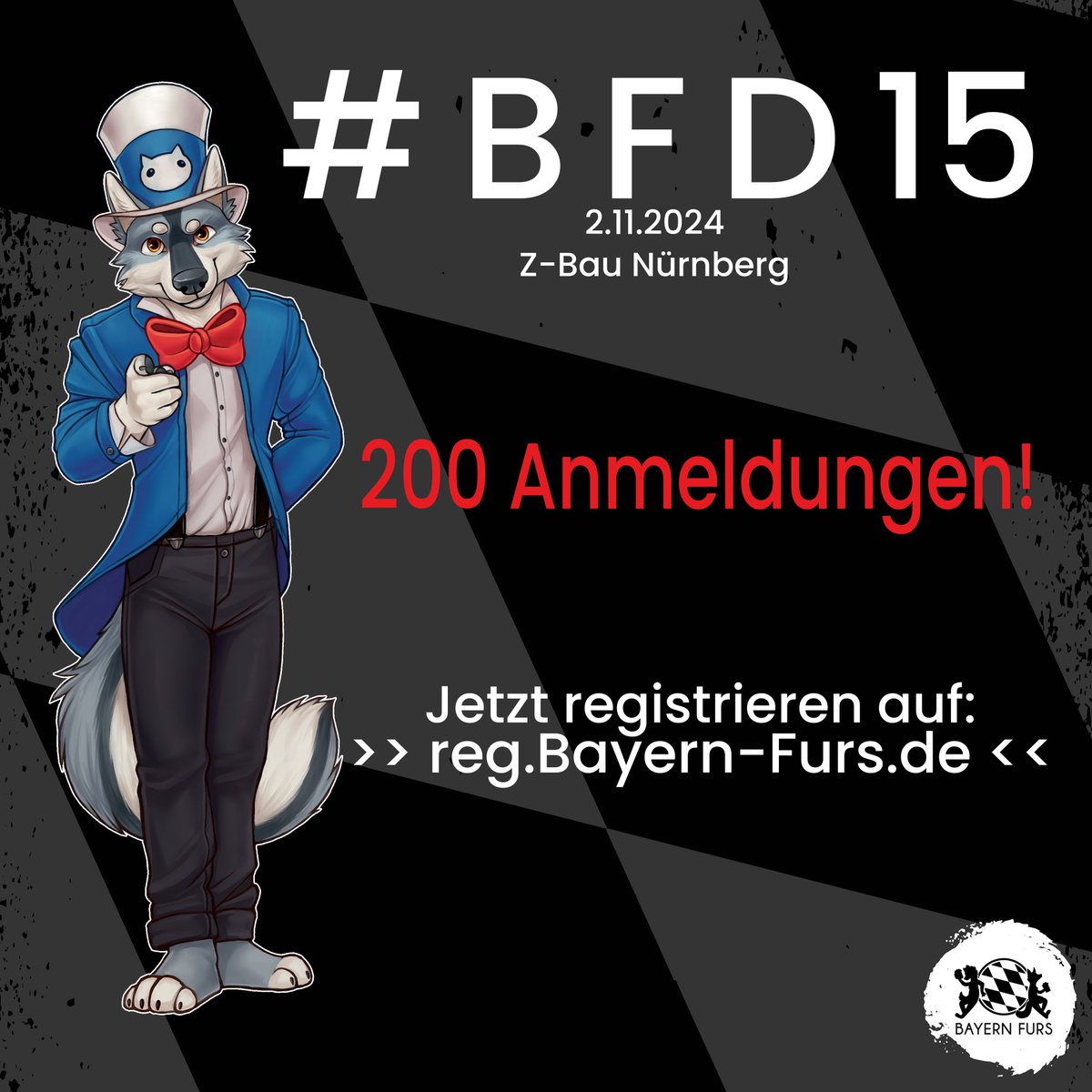 BayernFurs's tweet photo. Höret, höret!

Damit sind die ersten zweihundert Plätze gefüllt.

Wir danken euch für diesen guten Anfang. ❤

Noch nicht registriert? 
>> https://t.co/JJ4V7YzqJ7 << https://t.co/kr1RESLqka