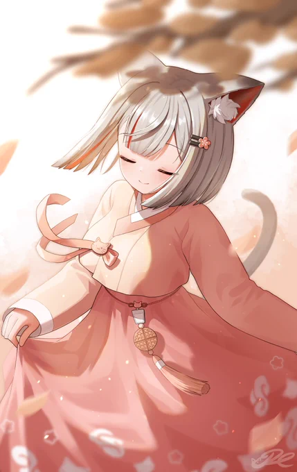 추석을 맞아 한복 시로!! 즐거운 추석 되세욧 #shiroart