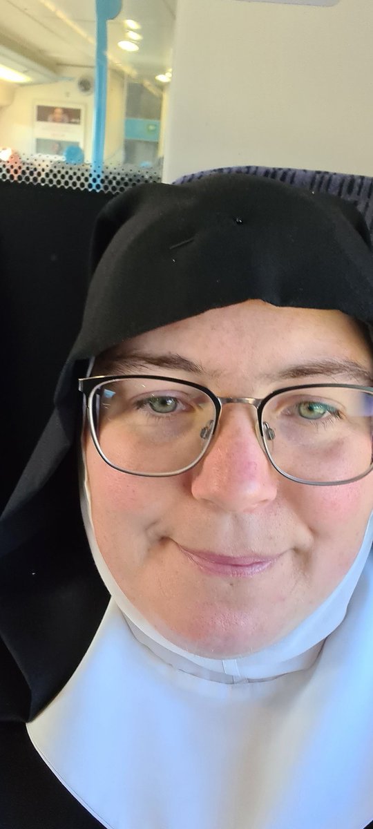 SisterWalburga's tweet image. I'm on the train, travelling to Invocation, a vocations event happening tomorrow 
#SimplyLife  #Choice4God