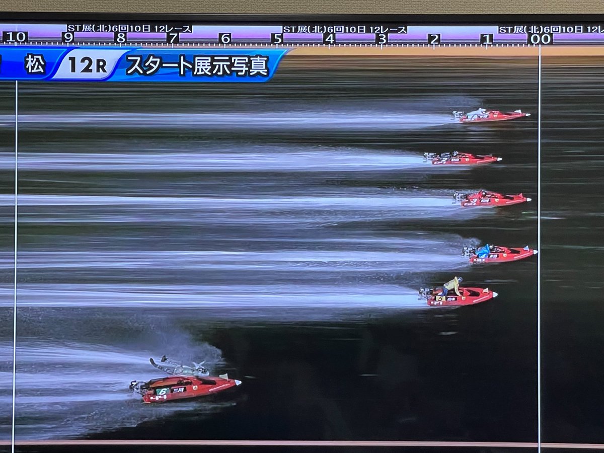 kingyo337's tweet photo. 三川選手大丈夫かぁ～！

展示写真💦💦

#ボートレース
#ボートレース若松
#ボートレース若松優勝戦
#優勝戦 https://t.co/kGv6KJqc5i