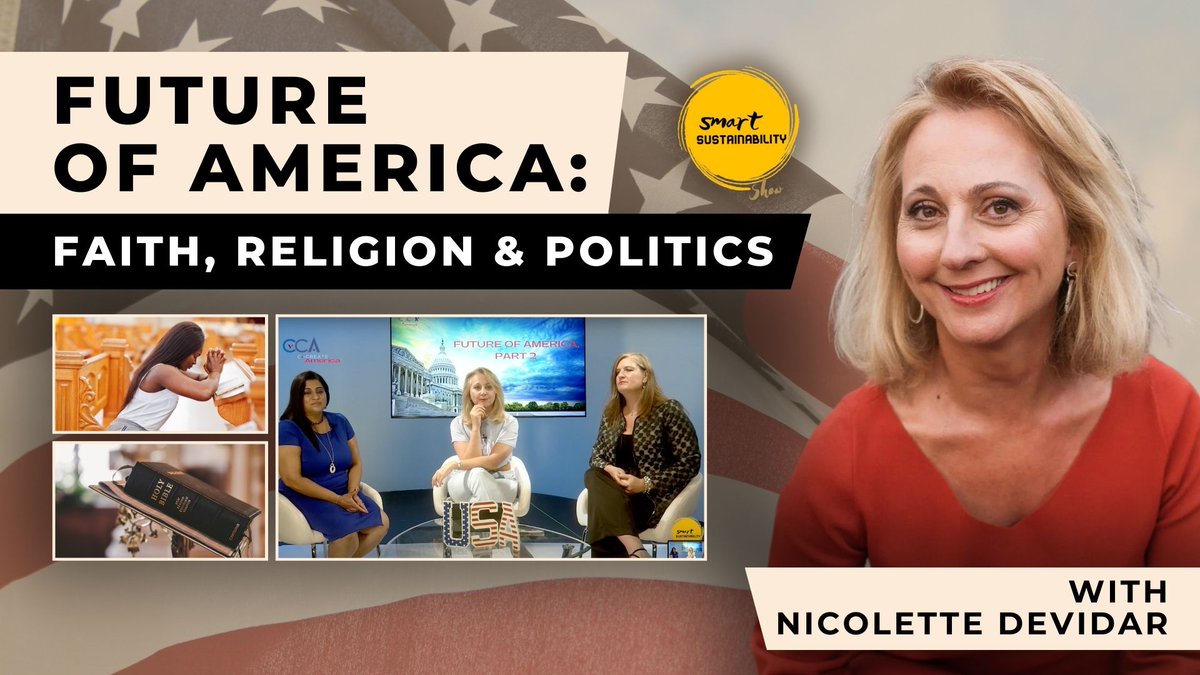 NDevidar's tweet photo. Religion, Faith & Politics: an explosive inter-connection? Is religion the cause of violence or a way out? Do we need to de-politicize religion/s or inject spiritual vision into faithless politics?
Join #NicoletteDeVidar and special guests:
#JerryWhite, ED #UnitedReligionsInitiative; #SteveMiller, ED #USCLO, #MarqusCole, politician & #EvangelicalEnvironmentalNetwork, #SrilekhaPalle, "Dharma bridge to democracy", #JamesClymer, Chairman of the Constitution Party, #KimberlyGenau, ED #AlabasterHouse in this spirited discussion on the interconnection of faith, religion & politics in the US.
#Religion #Politics #Faith #US #Future #humanity
▶ https://t.co/zCJbxhuVy7
Subscribe for more: https://t.co/9A2NqiFCYe