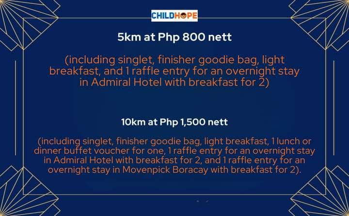 We’re incredibly grateful to Admiral Hotel Manila – MGallery, in partnership with Rideout Manila for choosing #ChildhopePH as the beneficiary of this amazing event. 

Join us for a morning of fun and fitness.

Register here: docs.google.com/forms/d/e/1FAI…

#iGiveHope #ChildhopePH