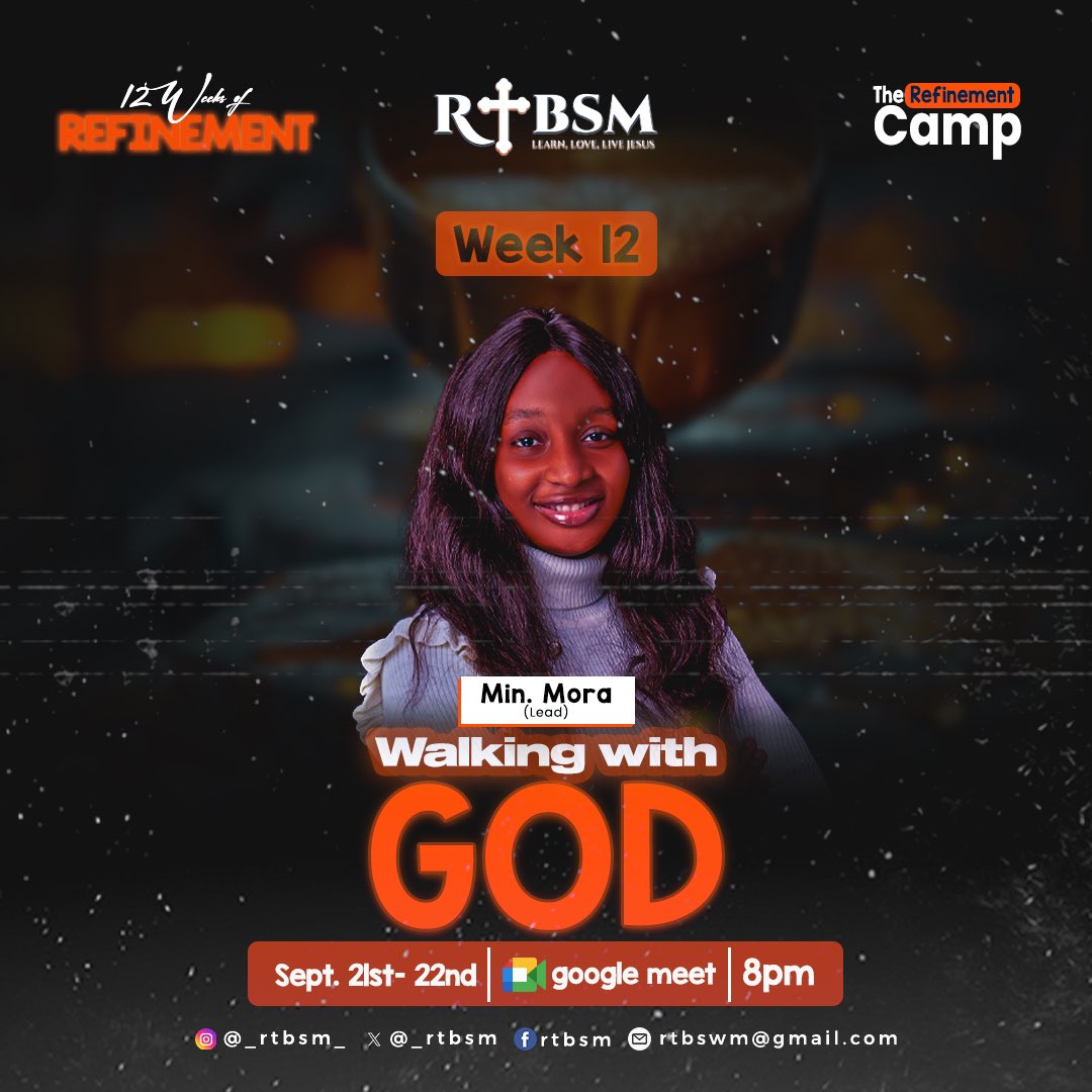 _RTBSM's tweet image. TODAY‼️
8pm

#refinementcamp #rtbsm #LearnLoveLiveJesus