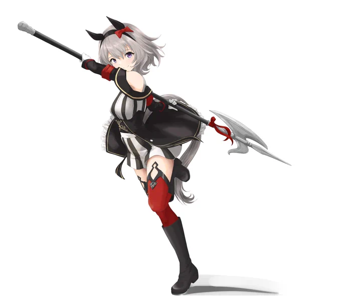 #三連休はフォロワーが増えるらしいウマ娘に大柄な武器持たせようの会 