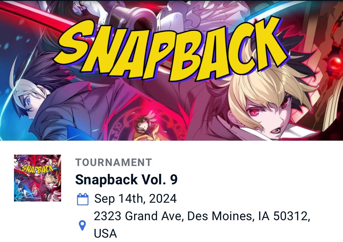 Come out today for SnapBack 💜✨
Events start at 11am!!!