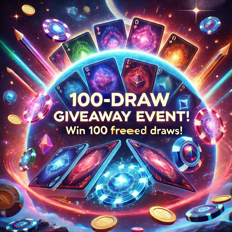 EraOfExplorers's tweet photo. 🌌 EOE 100-Draw Giveaway Event! 
Want to win 100 FREE card draws? Here is your chance! 💎

How to Enter:
1⃣Follow us @EraOfExplorers (if you aren’t already)
2⃣RT this post
3⃣Comment with a screenshot of your card draw AND your EOE game UID below. 🃏

🎁Prize:
💫The first 100 participants will receive 100 FREE card draws! 🎉
🥳After the first 100, we will randomly select additional winners to receive the same prize!

⏳ Deadline: The event runs from now until September 17th, 23:59 (UTC+0)
#EOE #Giveaway