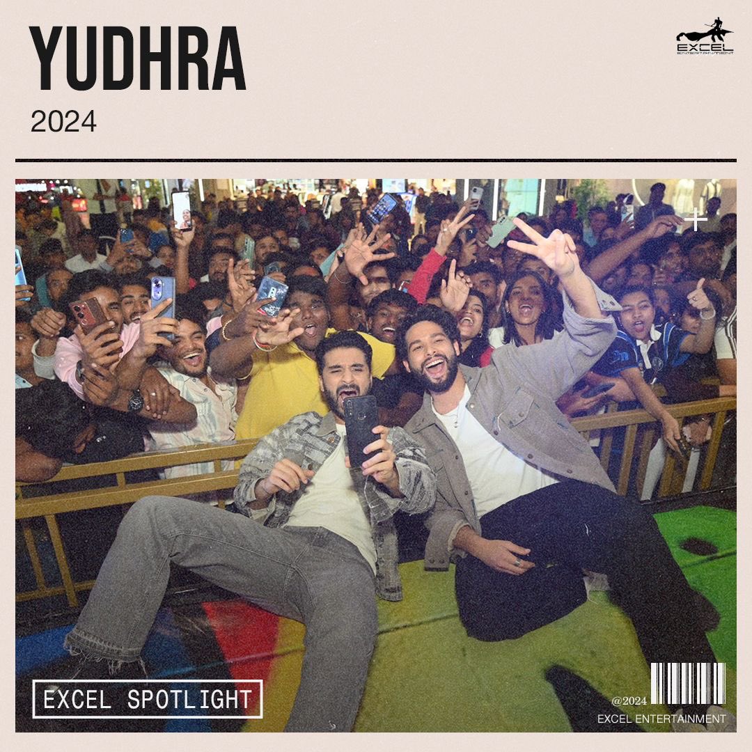 excelmovies's tweet photo. #Yudhra takes over Pune. #ExcelSpotlight

@SiddyChats @MalavikaM_ @raogajraj @RamKapoor @TheRajArjun @TheRaghav_Juyal #ShilpaShukla @raviudyawar @ritesh_sid @FarOutAkhtar @ShridharR @Javedakhtarjadu @ShankarEhsanLoy @premhardeep @raj_ranjodh #AkshatGhildial @J10kassim @vishalrr @stutivr #SaurabhKhandelwal #JayOza #SanchitBalhara #AnkitBalhara @chouhanmanoj82 @ZeeMusicCompany #AAFILMS