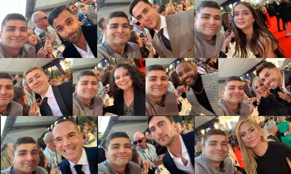 ted_1999_'s tweet photo. Me on the #NTA red carpet Wednesday night with #ShivJalota #JamesFarrar #KatieHill #JackDownham #KealeSettle #JBGill #LisaBaggs #JoeBaggs #MartinLewis #JacobRoberts #JosieGibson #NationalTelevisionAwards https://t.co/O7vR8bFe1v