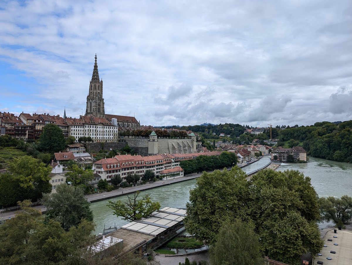 Enjoying the delights of Bern.