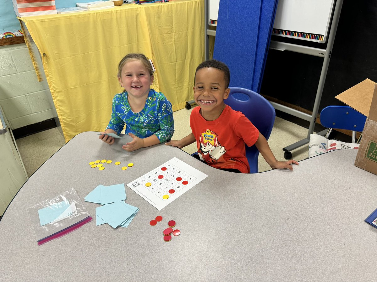 TBeamerGC's tweet image. 😁 It was all SMILES in the Dukeman First Grade class @LocustGC as they continue to practice adding within 10 during centers! @IllustrateMath @CCardellaGC @EADukeman @votae_eileen