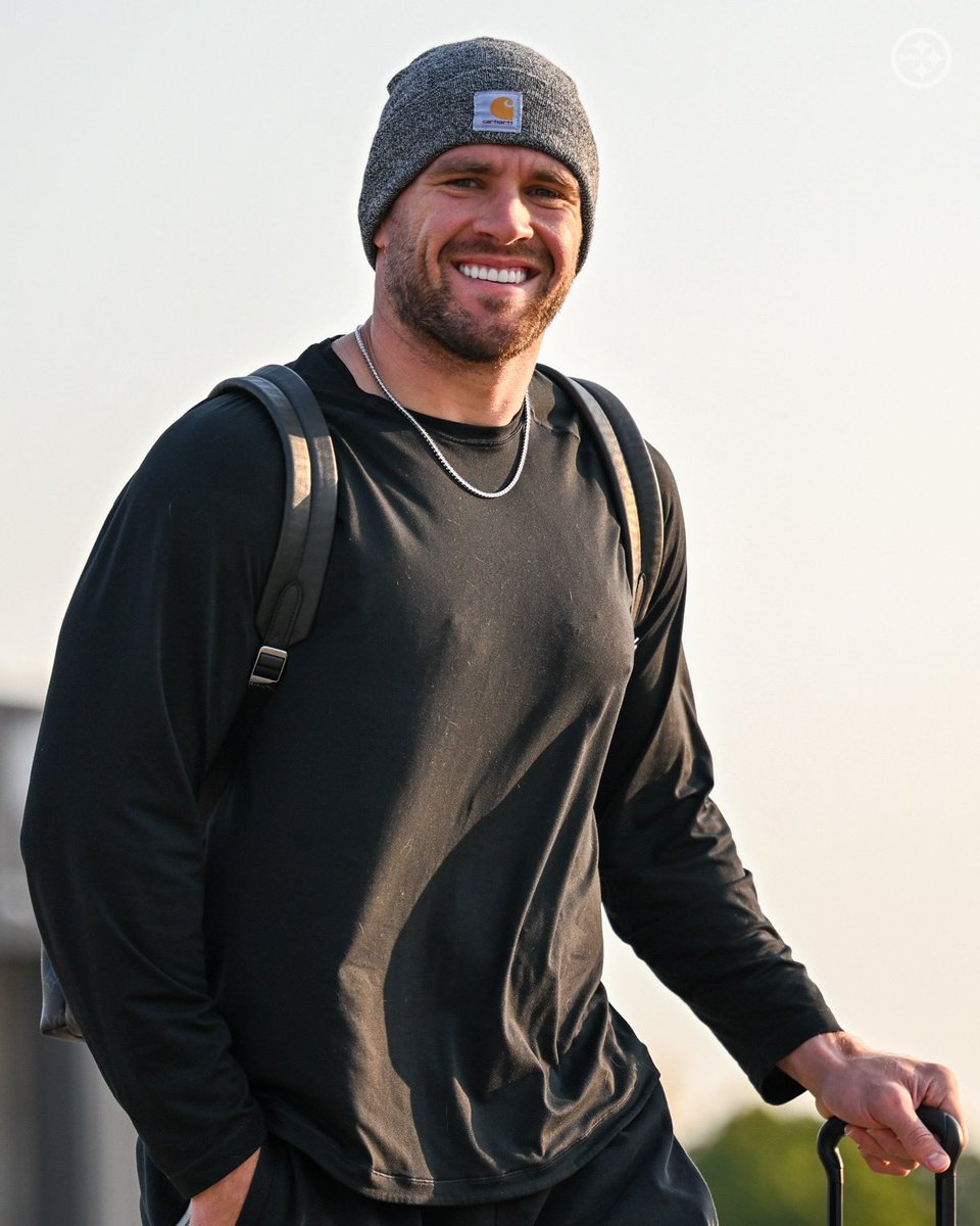 steelers's tweet photo. Good morning 😁 https://t.co/jN9XW1dVzf