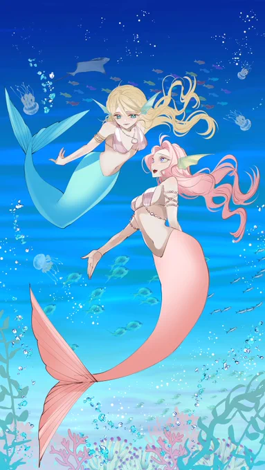 #皆さんラフと塗った後を見せてください  