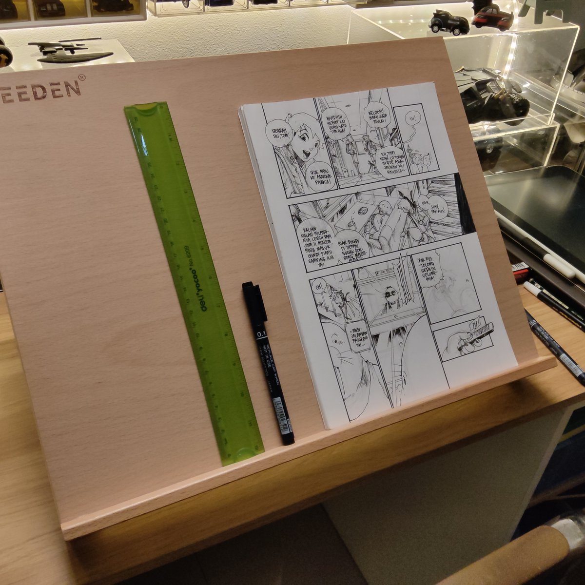 Pake dua pedal: Gigi 1 digitalan webtoon Kemala, gigi 2 tradisionalan buat lanjutin Wanara 🔥🔥🔥