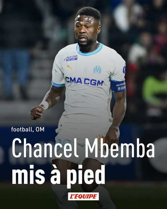 football, OM
Chancel Mbemba mis à pied
