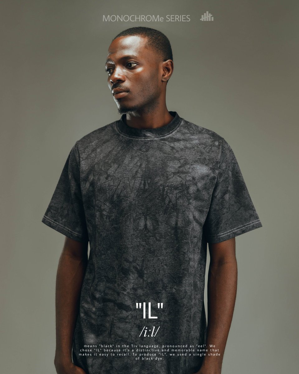 talykng's tweet photo. “IL”
meaning Black in Tiv language.

IL tee and sleeveless are now available for pre-order!

Photographer: @gildachomo 
Model: zeidi

#talykmonochromeseries #talyknative https://t.co/7Azkr1r4Bb
