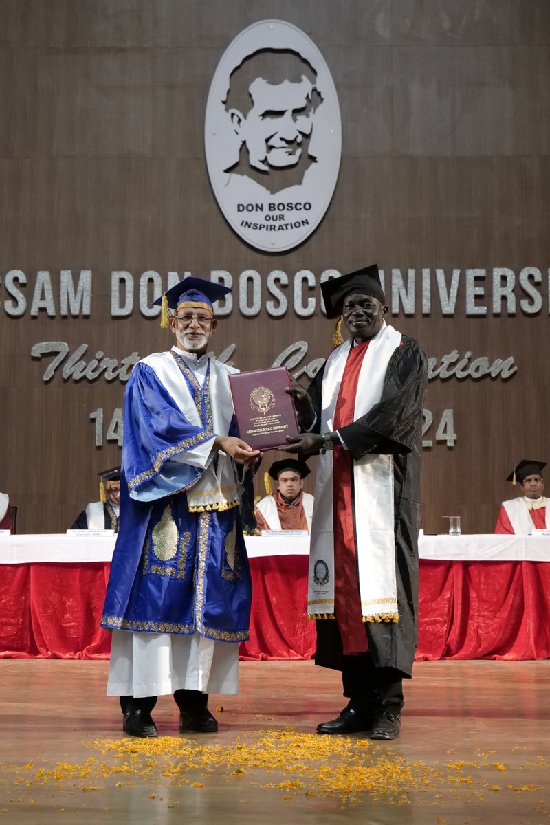 adbumedia's tweet photo. " Congratulations, graduate! Your hard work  and dedication have paid off. "

@DonBoscoUniv #convocation2024 #graduationday #13thconvocation https://t.co/NIwYBbhytA