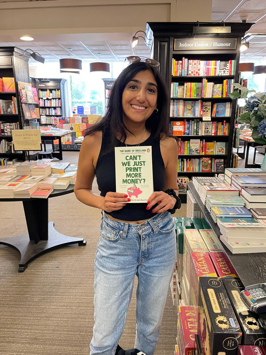 Waterstones Islington (@wstoneislington) on Twitter photo Thank you to the lovely <a href="/RupalEconomics/">Rupal Patel</a> for popping in to sign Can't We Just Print More Money? A whirlwind tour of the economy, explaining concepts that many of us find daunting and mystifying in a clear and entertaining fashion.
💰🤑 Thank you to the lovely <a href="/RupalEconomics/">Rupal Patel</a> for popping in to sign Can't We Just Print More Money? A whirlwind tour of the economy, explaining concepts that many of us find daunting and mystifying in a clear and entertaining fashion.
💰🤑