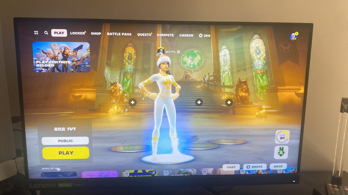 WhffsYT's tweet photo. @FortniteStatus I’m in but nothings Abel to be played https://t.co/YxkjCS8WQj