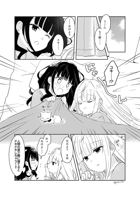 ユキまゆの朝
※ちょっと百合なのでご注意ください 