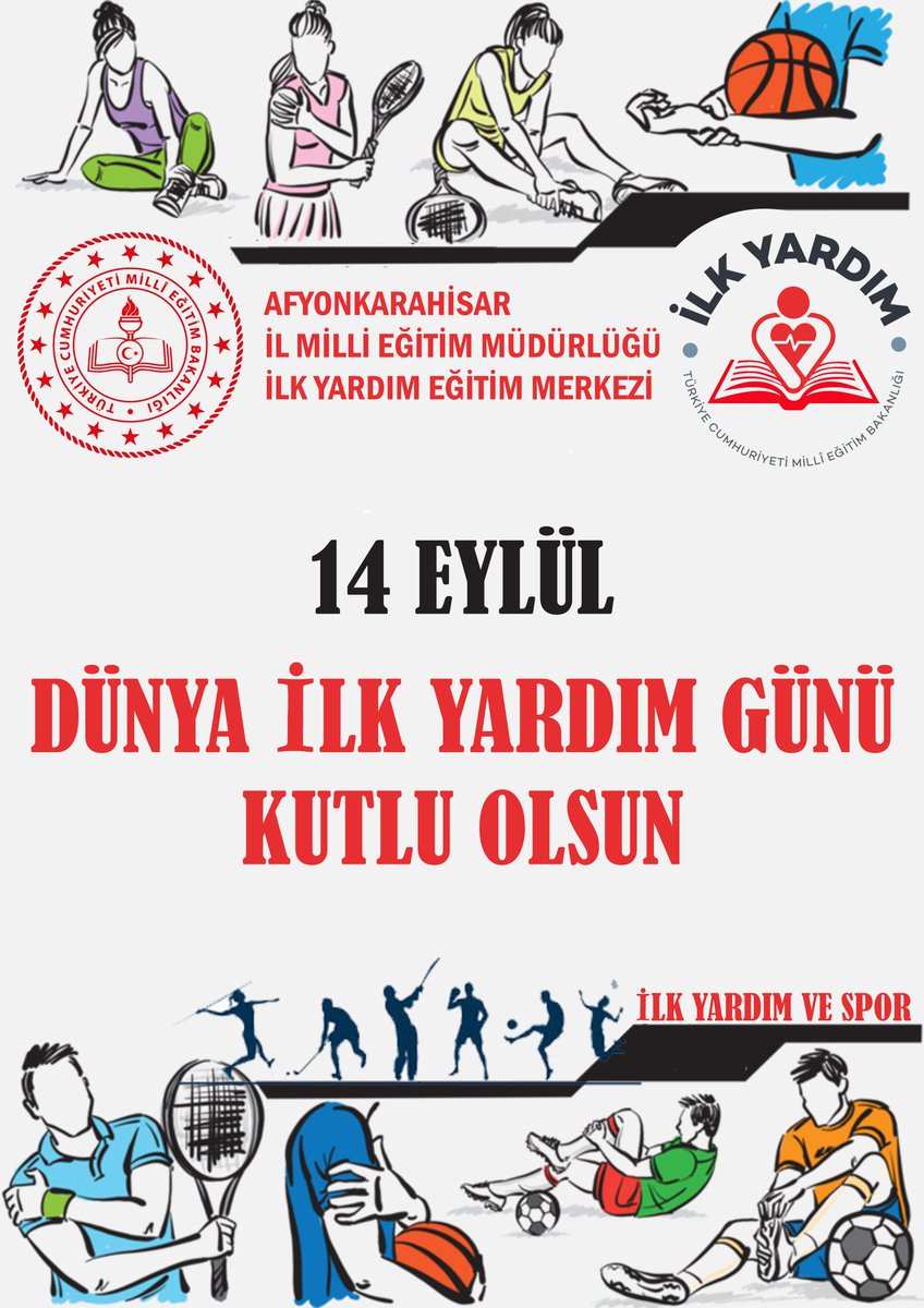 Afyoniyem's tweet photo. Afyonkarahisar İl MEM İlk Yardım Eğitim Merkezi olarak 19.467 öğrencimize 'İlk Yardım Farkındalık Semineri' ile ulaşmanın mutluluğunu yaşıyoruz.
"Dünya İlk Yardım Günü Kutlu Olsun"
#dünyailkyardımgünü 
@ozkan_meb @cemalunal_ @miracsunnetci @mevlutcinar03 https://t.co/9DmY5DtEwX