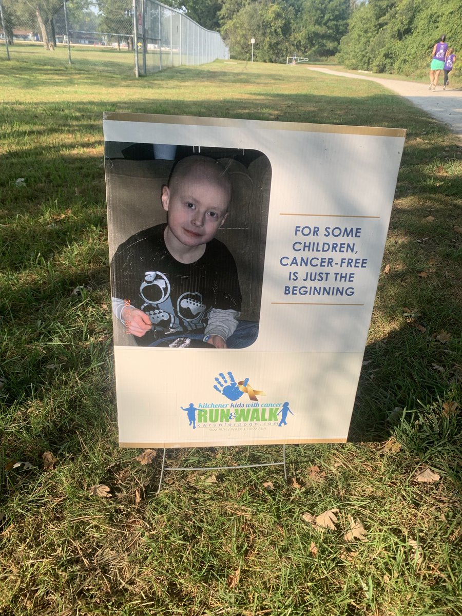 Inspiration along the run course in KW today ⁦<a href="/POGO4kids/">POGO</a>⁩