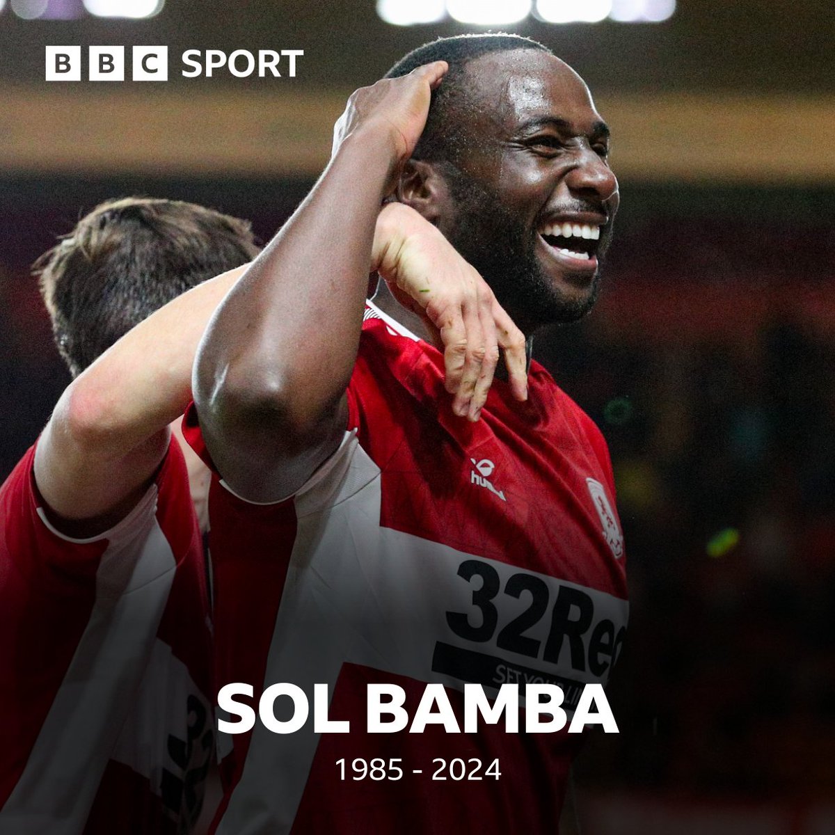 A huge round of applause before kick-off as the Riverside Stadium pays tribute to Sol Bamba 👏❤️

#Boro | #UTB | #BBCFootball