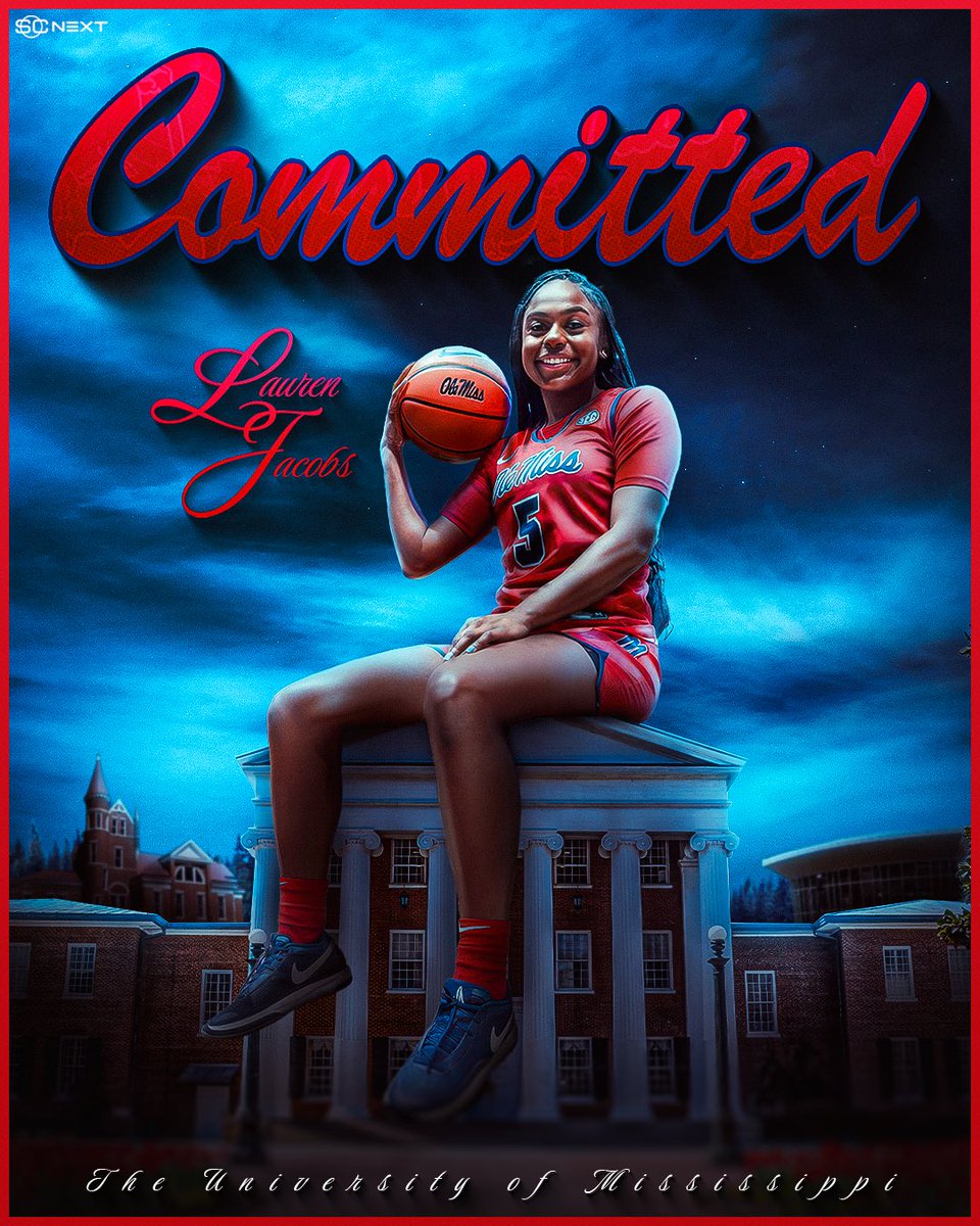 SportsCenter NEXT (@scnext) on Twitter photo 4⭐️ Lauren Jacobs (no. 89 espnW 100) has committed to Ole Miss‼️
<a href="/LaurenJacobs25/">Lauren Jacobs</a> | <a href="/OleMissWBB/">Ole Miss Women's BB</a> 4⭐️ Lauren Jacobs (no. 89 espnW 100) has committed to Ole Miss‼️
<a href="/LaurenJacobs25/">Lauren Jacobs</a> | <a href="/OleMissWBB/">Ole Miss Women's BB</a>