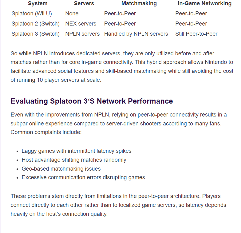 Javilongo345's tweet photo. @DSimphony @WZahubu Al compañero le quiero decir que, aunque si es verdad que usa NPLN, no deja de ser una "extension" al P2P, haciendo que mejore unicamente el matchmaking, ya que cuando entras a una partida el juego vuelve al sistema P2P https://t.co/Cc0RBuVhB5