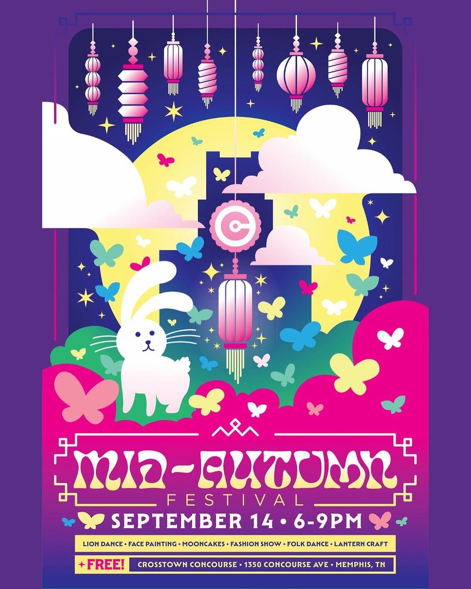 Join Crosstown and Crosstown Arts for a magical night celebrating Asian culture at the kid-friendly Mid-Autumn Festival!

Date: Saturday, September 14th, 2024
Time: 6:00 PM - 9:00 PM
Location: Central Atrium, Crosstown Concourse

Free and open to all! #BringYourSoul