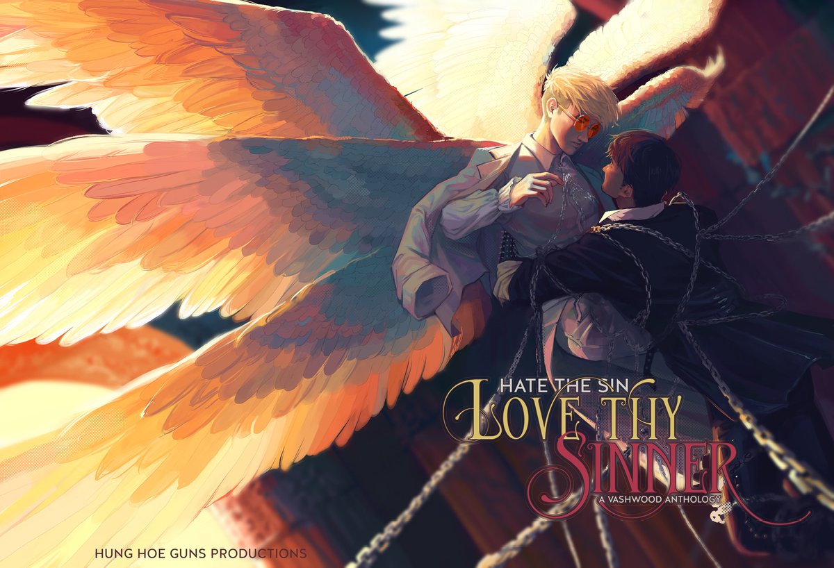 ✨ COVER REVEAL ✨

Here's the exclusive, very first look at the breathtaking cover of the SFW part of 'Love Thy Sinner - a Vashwood Anthology' by one of our wonderful mods @sansidia! Please stay tuned; the anthology is coming soon!