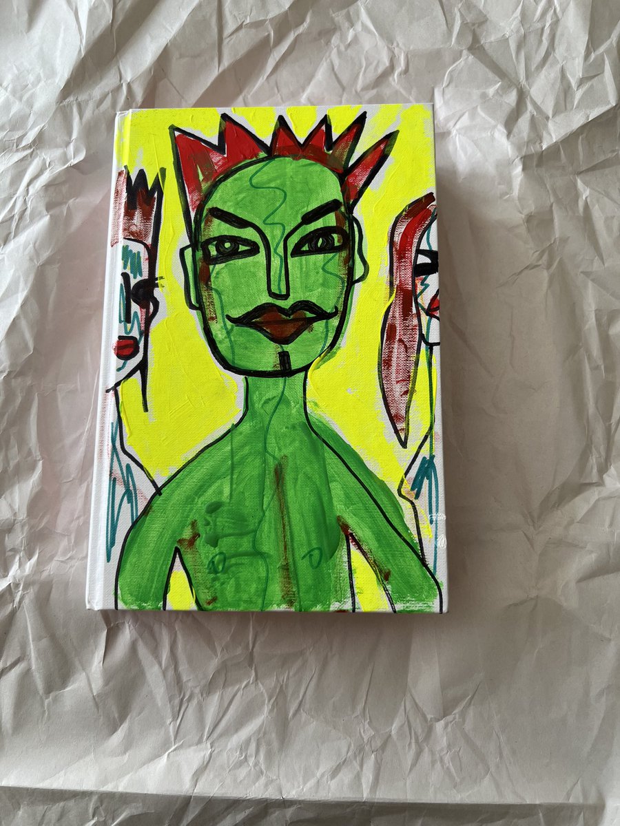 coops210268's tweet photo. Wow @BoyGeorge look what I won from the @residentmusic Brighton competition. Thank you George for the wonderful art to treasure and thanks to Resident Music. https://t.co/E7GAJ39PRi