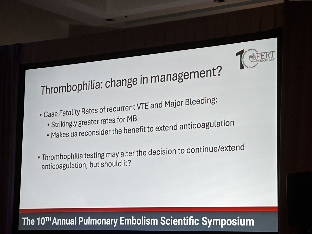 PERTConsortium's tweet photo. Controversy in #thrombophilia testing, updated terminology of #VTE from @escardio, and @ASH_hematology 2023 guidelines. @RosovskyRachel @DrHooksDO @fniainle @bhwords @GBarnesMD @isth @WomensHealthMag #PERT2024 https://t.co/39PC4lLouX