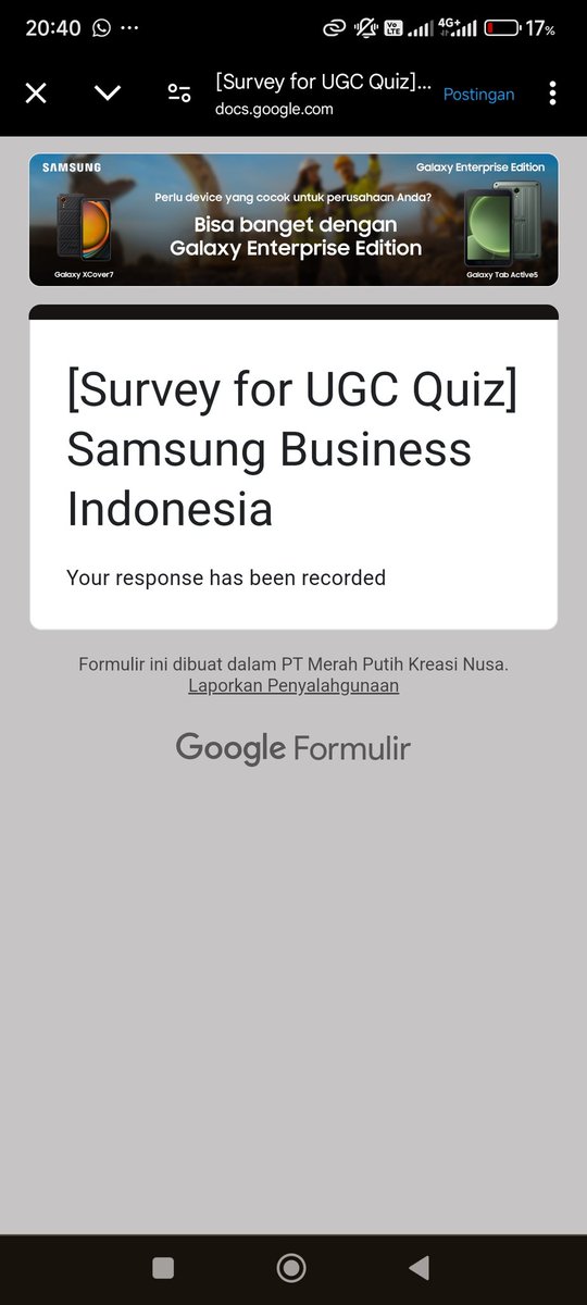 agato_r's tweet image. Karena pekerjaan yang setiap bulannya harus ke lapangan jadinya perlu device tangguh kyk gini biar bisa utk dipake di kondisi kyk hujan, panas, menerobos air, jalanan becek bahkan disaat lahan ada yg kebakaran 
#GalaxyForWork #GalaxyXCover7 
@Jjimcutie_ @IrenaTela @Yaranay_