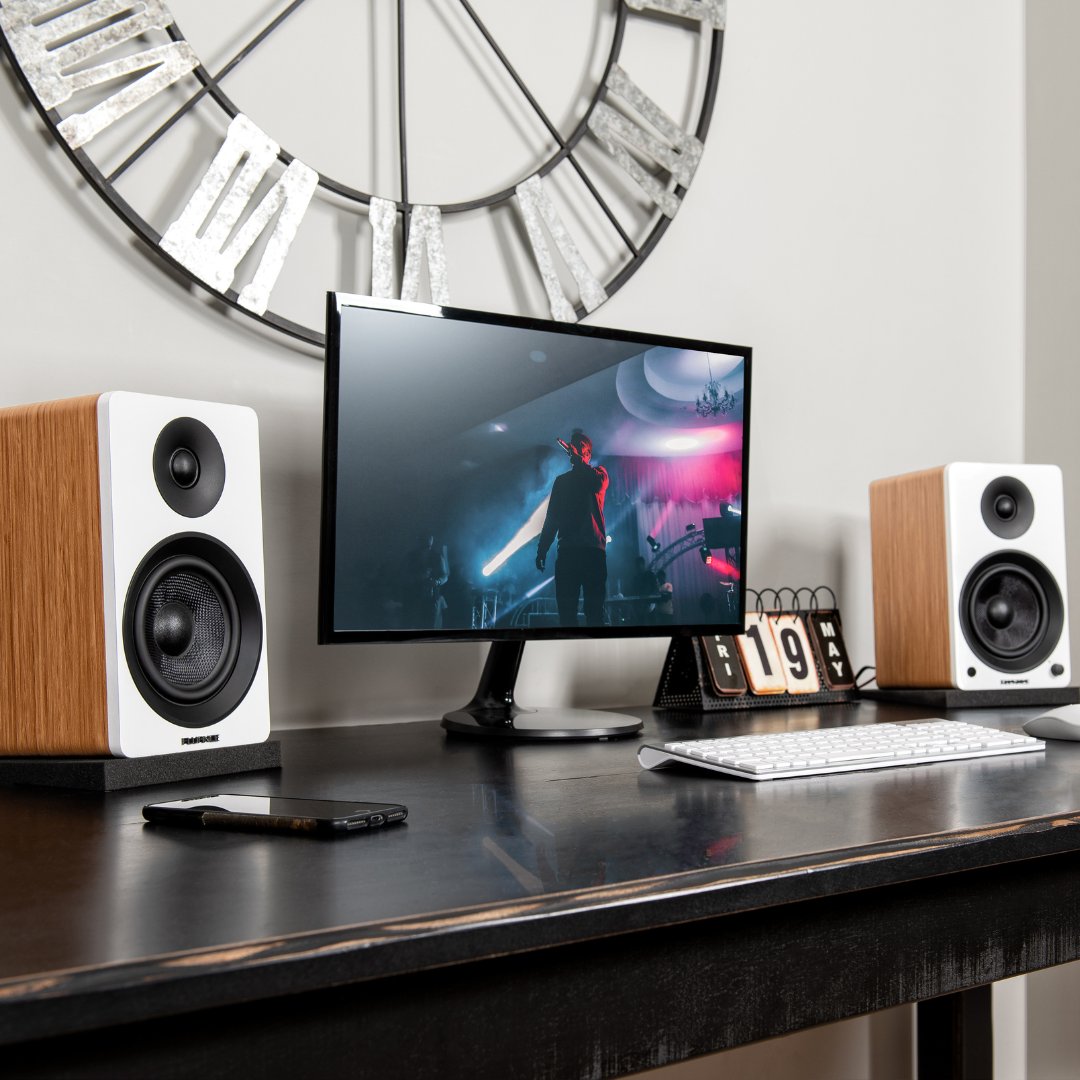 Fluance's tweet image. Picture this: You’re home after a long day, your favourite album plays, and your Ai61 Speakers fill the room with incredible sound. Ready for the upgrade? Discover more at fluance.com 
What's your first song choice? 🎵 #FluanceAudio  #UpgradeYourSound #myfluance