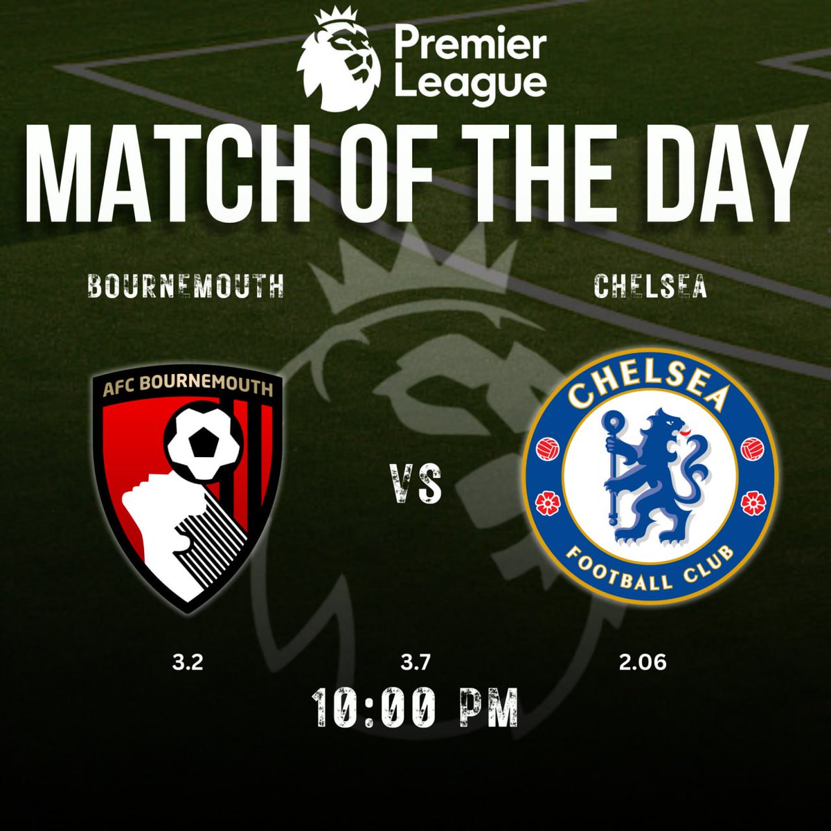 MATCH OF THE DAY!!⚽⚽

Leo uko side ya team gani?

Are you team Bournemouth OR The blues

Place your bet here W88af.com

#FormNiW88
