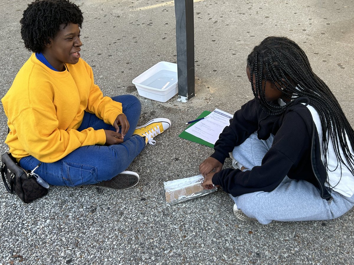 MissDickison's tweet photo. This week, we practiced the problem-solving process with our penny boat activity! Nothing like getting outside the classroom once in a while. 💙⚔️💛 https://t.co/6TfbpAzrWR