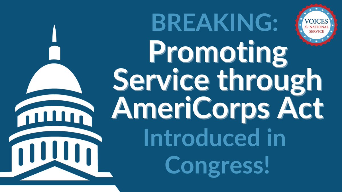 I love when democracy works! Learn more about the Promoting Service through @AmeriCorpsAct: coons.senate.gov/news/press-rel… #Stand4Service