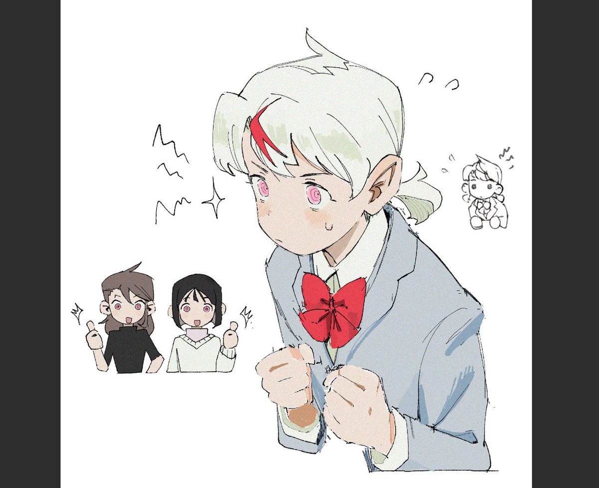 「チャーム」を使うと、キューピッドの目がピンク色に💗