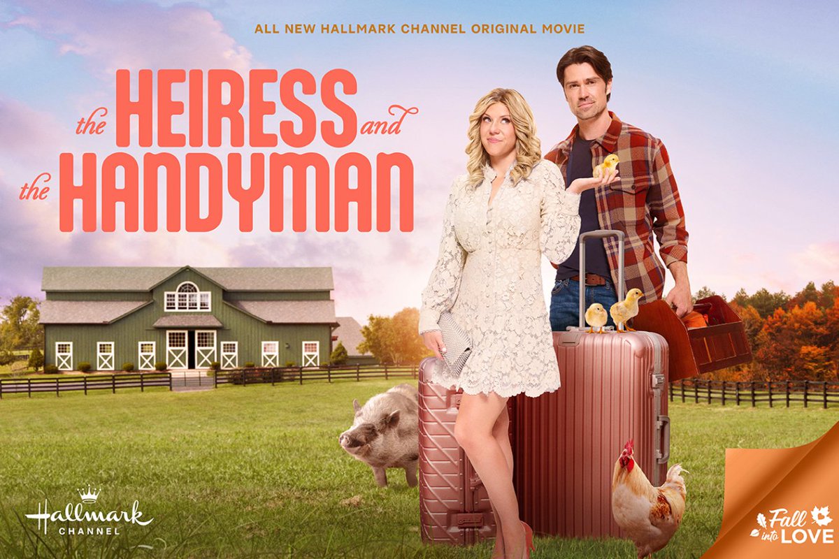 🌟Primetime Pick .... Watch tonight <a href="/hallmarkchannel/">Hallmark Channel</a> 8pm Premiere Movie THE HEIRESS AND THE HANDYMAN #TheHeiressAndTheHandyman Starring #JodieSweetin <a href="/Corey_Sevier/">Corey Sevier</a> <a href="/annpirvu/">Ann Pirvu</a> #EveCrawford #NeilWhitely About bit.ly/3ZuRP4l