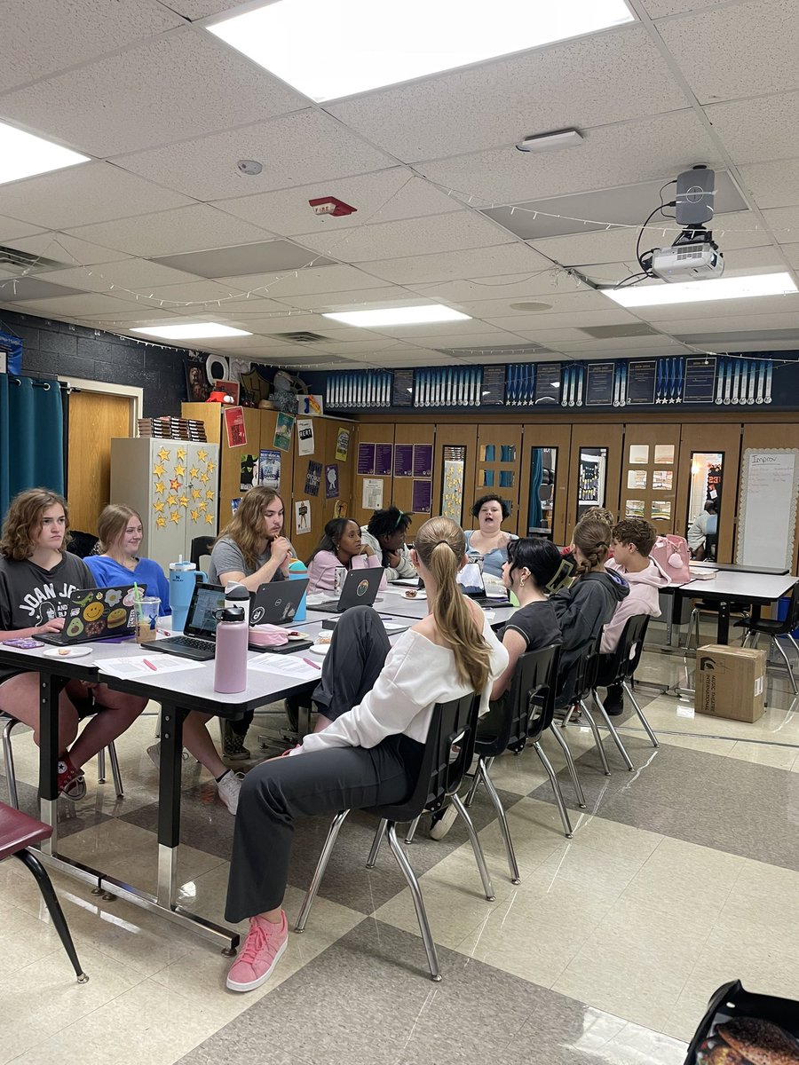 PCHS Theatre (@pchs_theatre) on Twitter photo Our intermediate & advanced actors had a great "discussion and donuts" book club this week after reading and analyzing specific "Viewpoints" acting techniques books as well as an article for how "Improv" can relate to acting and in their own lives. <a href="/PCHSHalls/">PCHS Halls</a> <a href="/PCHSprincipals/">PCHS Administration</a> Our intermediate & advanced actors had a great "discussion and donuts" book club this week after reading and analyzing specific "Viewpoints" acting techniques books as well as an article for how "Improv" can relate to acting and in their own lives. <a href="/PCHSHalls/">PCHS Halls</a> <a href="/PCHSprincipals/">PCHS Administration</a>