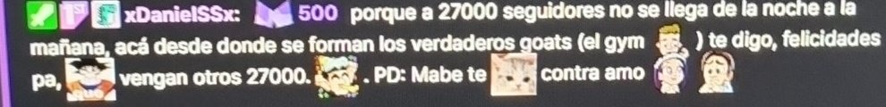 By_Alexis17 +319HS❤ (@byalexis_carp) on Twitter photo EN DIRECTO!!!
CONTINUAMOS CON EL EXTENSIBLE 27K EN TWITCH + REACCIONANDO A LA SQUAD UP + SORTEO DE 50K DE ORO + A POR EL TOP 1 DE ARG Y MAS!!!
Twitch.com/By_Alexis17 EN DIRECTO!!!
CONTINUAMOS CON EL EXTENSIBLE 27K EN TWITCH + REACCIONANDO A LA SQUAD UP + SORTEO DE 50K DE ORO + A POR EL TOP 1 DE ARG Y MAS!!!
Twitch.com/By_Alexis17