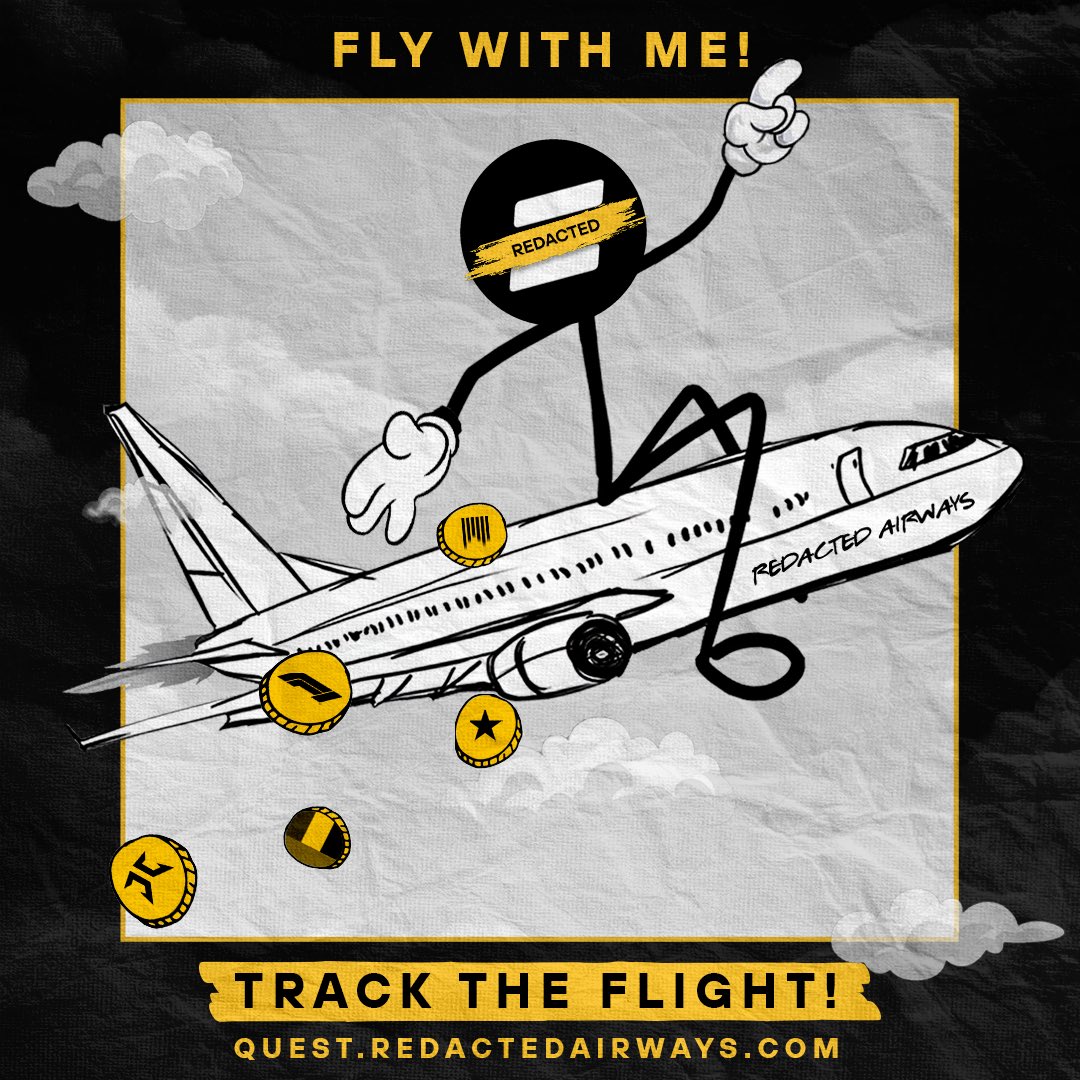 Hyped to be flying on Redacted Airways, the first-ever web3 sky event, powered by <a href="/redactedcoin/">Redacted Coin</a>, backed by <a href="/TheSpartanGroup/">The Spartan Group</a> <a href="/animocabrands/">Animoca Brands ✈️TOKEN2049 🏎️🏁</a> <a href="/PolygonVentures/">P2 Ventures</a>.

Earn $RDAC, win prizes. 
This will cook 🔥

Join me and track the flight:
quest.redactedairways.com/?r=RDC228