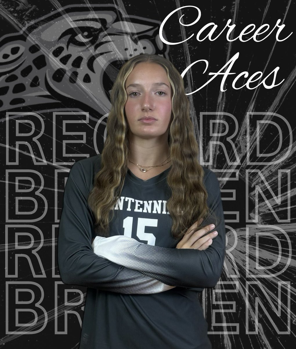 Centennial Volleyball (@gojagvb) on Twitter photo ⭐️RECORD BROKEN⭐️
<a href="/dbmiller15/">Delaney Miller</a> has broken the ankeny centennial school record for CAREER ACES. 👏🏼This record has been held by Jaali Winters since 2014.🤯Delaney currently sits at 110 career aces with more to come this season!!🫶🏼 <a href="/IGHSAU/">IGHSAU</a> <a href="/Jaguars_AD/">Jaguars AD</a> ⭐️RECORD BROKEN⭐️
<a href="/dbmiller15/">Delaney Miller</a> has broken the ankeny centennial school record for CAREER ACES. 👏🏼This record has been held by Jaali Winters since 2014.🤯Delaney currently sits at 110 career aces with more to come this season!!🫶🏼 <a href="/IGHSAU/">IGHSAU</a> <a href="/Jaguars_AD/">Jaguars AD</a>