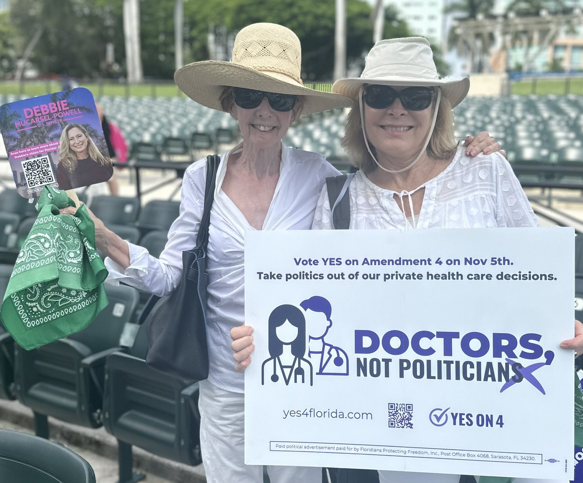 Today from 11:00 - 1:00
Bay Front Park <a href="/BayfrontParkMIA/">Bayfront Park Miami</a> 
📍maps.app.goo.gl/2xbDUMRkzCMr2C… ourbodiesourlives.com #womenvoters <a href="/MiamiDadeDems/">Miami-Dade Democrats</a> <a href="/FlaDems/">Florida Democrats</a> <a href="/yes4florida/">Yes on 4 Florida</a> @AHochkammer <a href="/cubanospalante/">Cubanos Pa'lante</a> <a href="/KatySorenson/">Katy Sorenson</a> <a href="/marikalynch/">Marika</a>