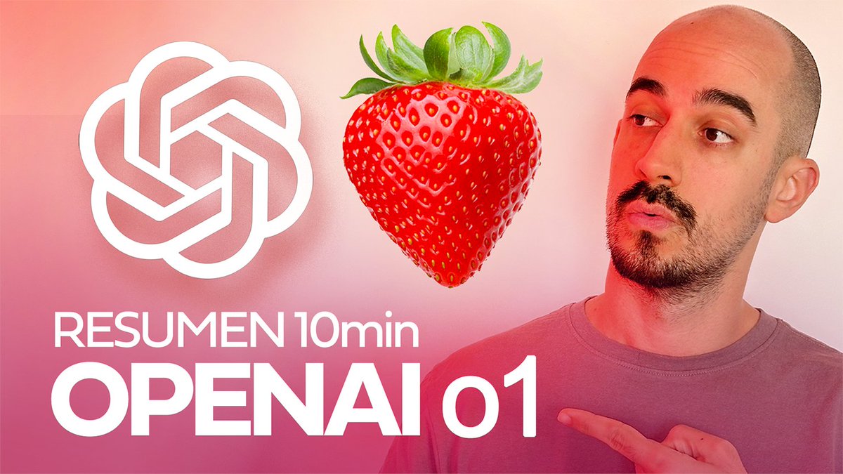 DotCSV's tweet photo. 🔥 NUEVO VÍDEO en el LAB 🔥

Para la gente con prisas, hemos subido al canal secundario un resumen de 10 minutos del directo con el análisis preliminar de o1 y o1-mini.

Me habíais pedido muchos que resumiera alguno de los directos tan largos que hago, así que aquí lo tenéis :)